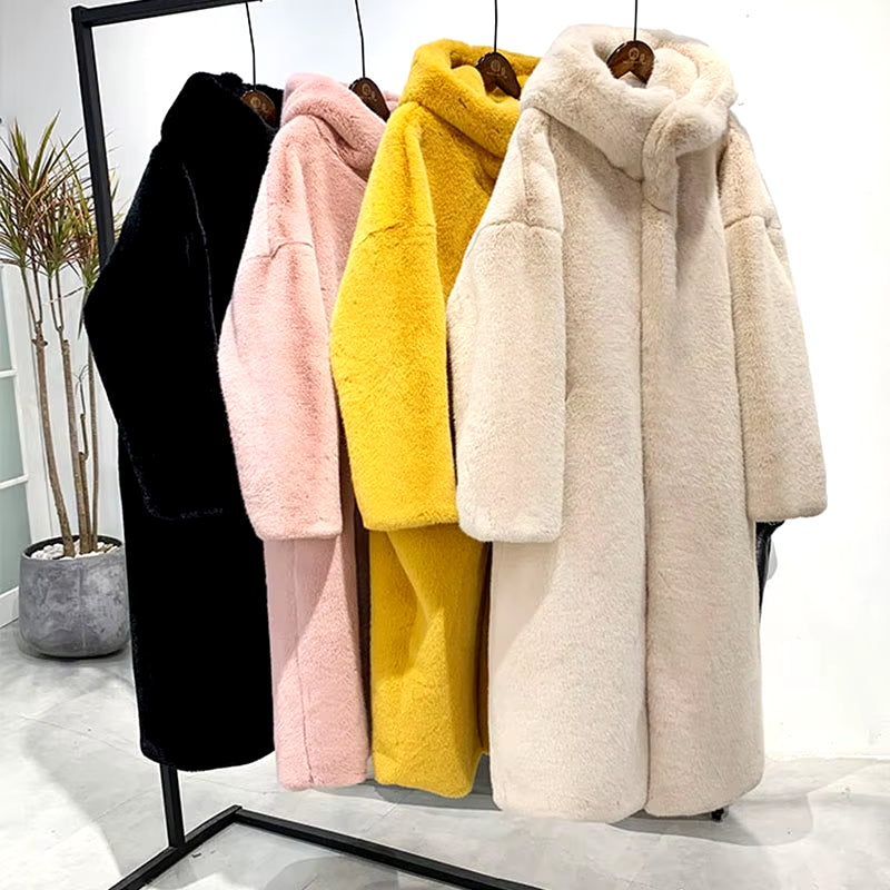 Women's Faux Fur Long Winter Coat