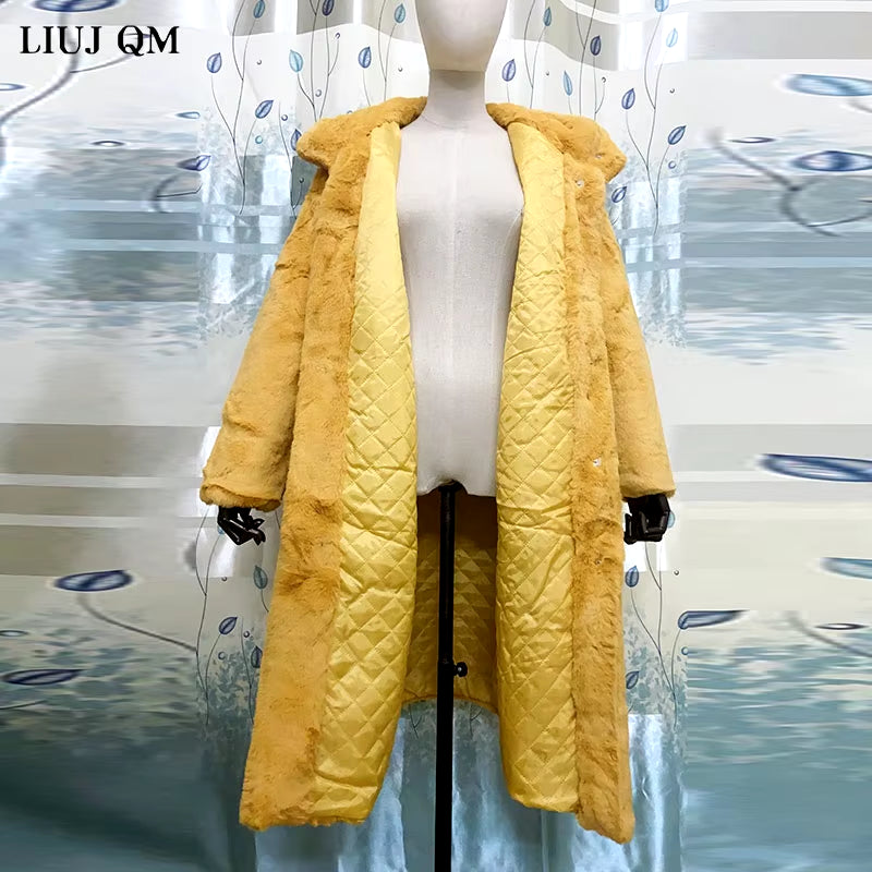 Women's Faux Fur Long Winter Coat