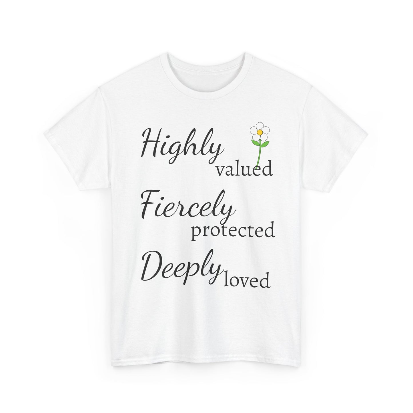 High Quality Cotton Tee for Women, Inspirational Cotton T-Shirt, Gift for Friends, Motivational Tee, Everyday Wear, Positive Vibes