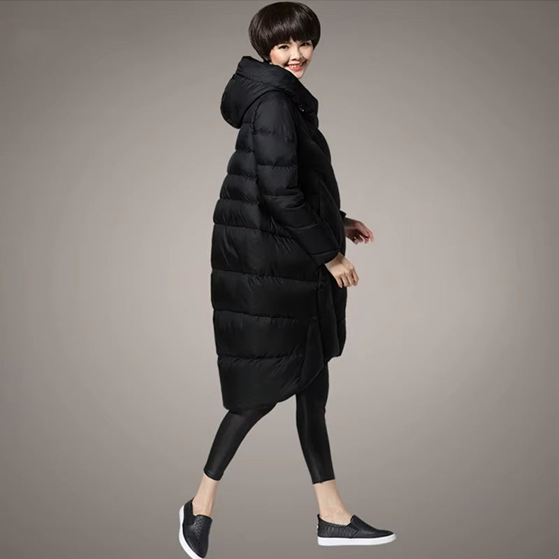 Ultra Light down Jacket Women Hooded Winter Long down Coat Female Clothes Puffer Jacket Parka