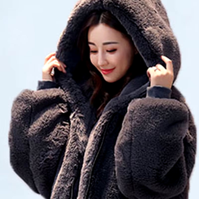 Women's Faux Fur Long Winter Coat