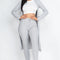 Ribbed Long Cardigan & Leggings Set (CAPELLA)