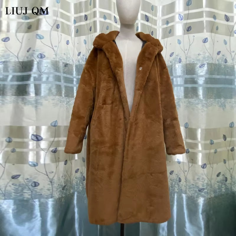 Women's Faux Fur Long Winter Coat