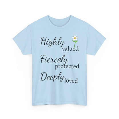 High Quality Cotton Tee for Women, Inspirational Cotton T-Shirt, Gift for Friends, Motivational Tee, Everyday Wear, Positive Vibes