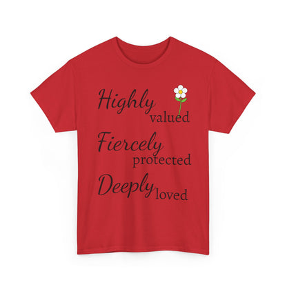 High Quality Cotton Tee for Women, Inspirational Cotton T-Shirt, Gift for Friends, Motivational Tee, Everyday Wear, Positive Vibes