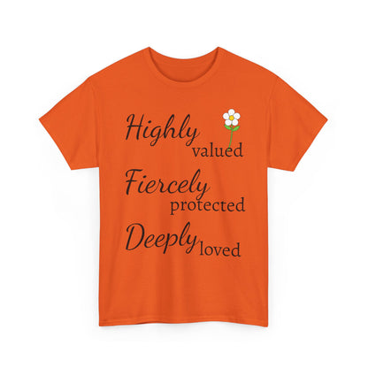 High Quality Cotton Tee for Women, Inspirational Cotton T-Shirt, Gift for Friends, Motivational Tee, Everyday Wear, Positive Vibes