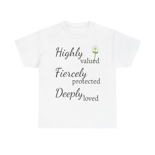 High Quality Cotton Tee for Women, Inspirational Cotton T-Shirt, Gift for Friends, Motivational Tee, Everyday Wear, Positive Vibes