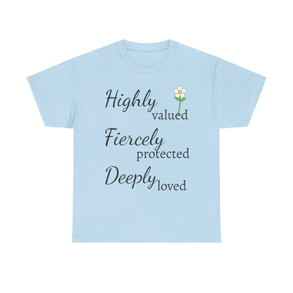 High Quality Cotton Tee for Women, Inspirational Cotton T-Shirt, Gift for Friends, Motivational Tee, Everyday Wear, Positive Vibes
