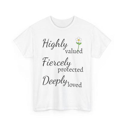 High Quality Cotton Tee for Women, Inspirational Cotton T-Shirt, Gift for Friends, Motivational Tee, Everyday Wear, Positive Vibes