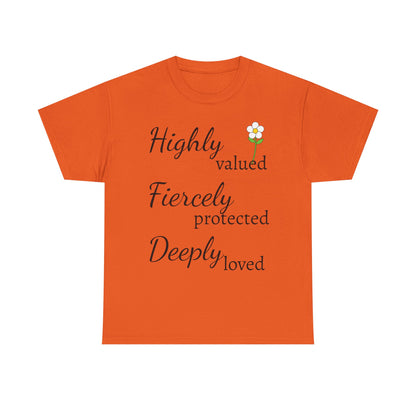 High Quality Cotton Tee for Women, Inspirational Cotton T-Shirt, Gift for Friends, Motivational Tee, Everyday Wear, Positive Vibes