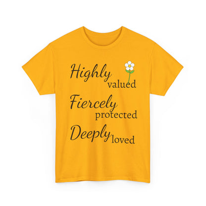 High Quality Cotton Tee for Women, Inspirational Cotton T-Shirt, Gift for Friends, Motivational Tee, Everyday Wear, Positive Vibes